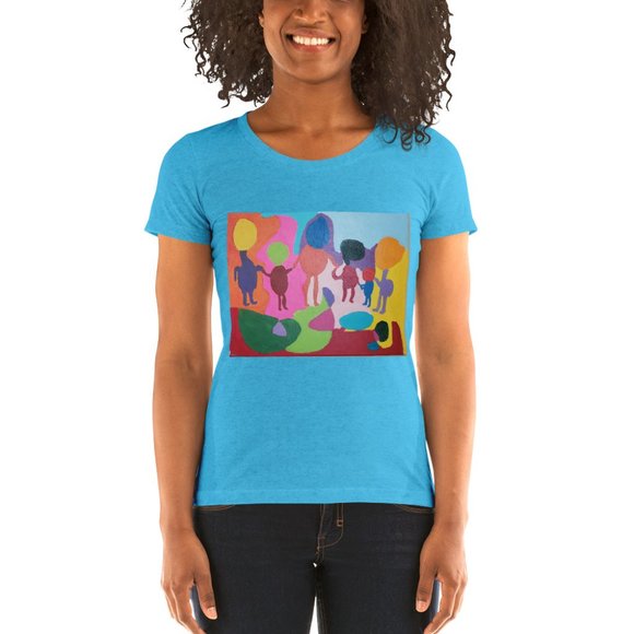 Women's Tri-Blend Tee - Bella + Canvas 8413 - Picture 4 of 4